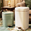 Silent Soft-Close & Odor-Sealing Step Trash Can