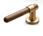 Silent Split-Handle Walnut Interior Door Lock (Keys Included)