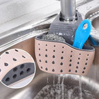Silicone Adjustable Hanging Quick-Drain Sink Organizer