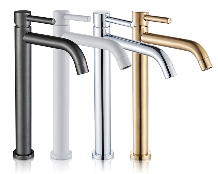 Single-Handle Ceramic Valve Basin Faucet (Single-Hole Deck-Mount)