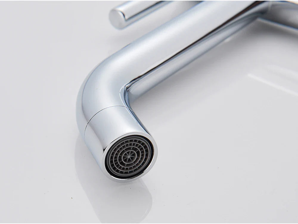 Single-Handle Ceramic Valve Basin Faucet (Single-Hole Deck-Mount)
