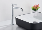 Single-Handle Ceramic Valve Basin Faucet (Single-Hole Deck-Mount)