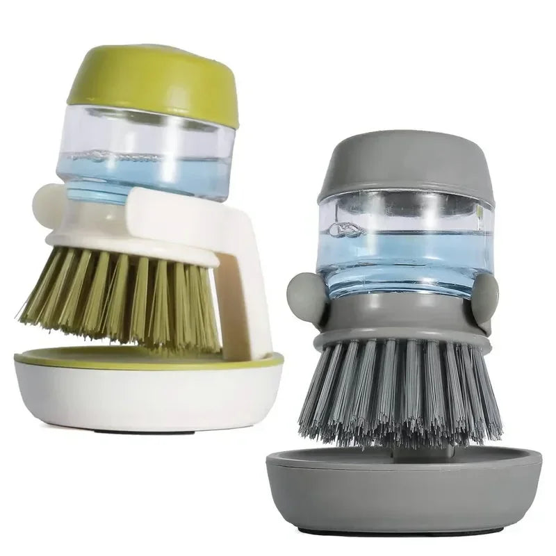 Soap-Dispensing Dish Brush & Faucet Filter (With Holder)