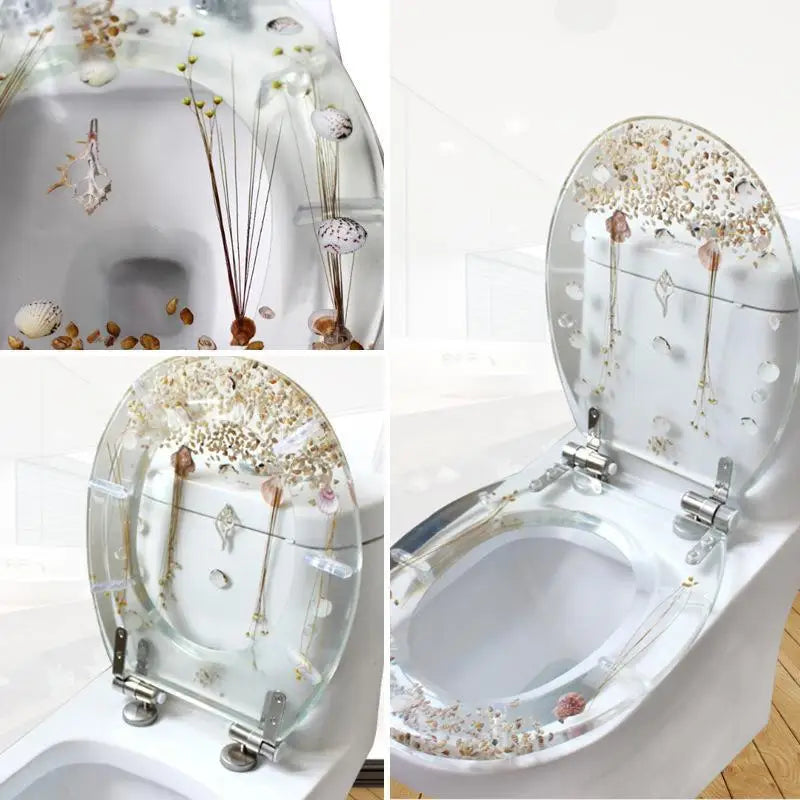 Soft-Close Resin Toilet Seat (Universal Fit)