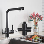 Solid Brass 2-in-1 Filtered Kitchen Faucet (Single-Handle)