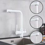 Solid Brass 2-in-1 Filtered Kitchen Faucet (Single-Handle)