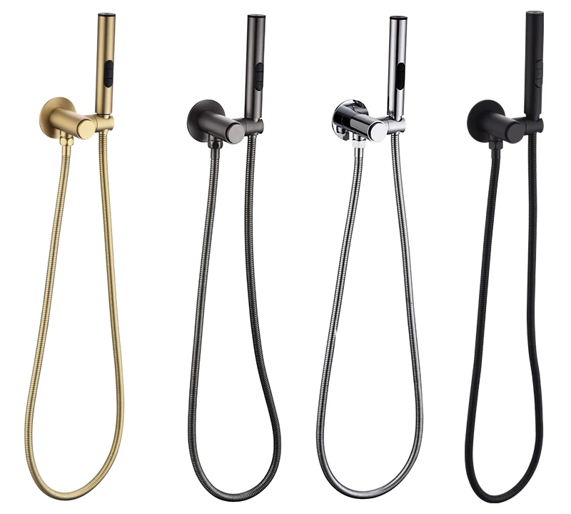 Solid Brass 3-in-1 Wall-Mount Bidet Sprayer (59-Inch Hose)
