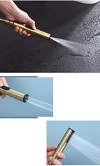 Solid Brass 3-in-1 Wall-Mount Bidet Sprayer (59-Inch Hose)