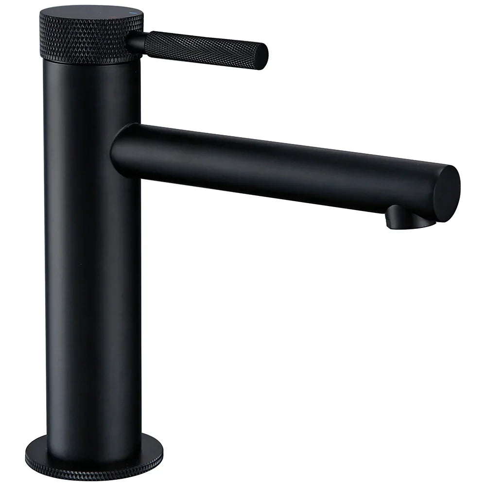 Solid Brass 360° Swivel Drip-Free Bathroom Faucet (Single-Hole Deck Mount)