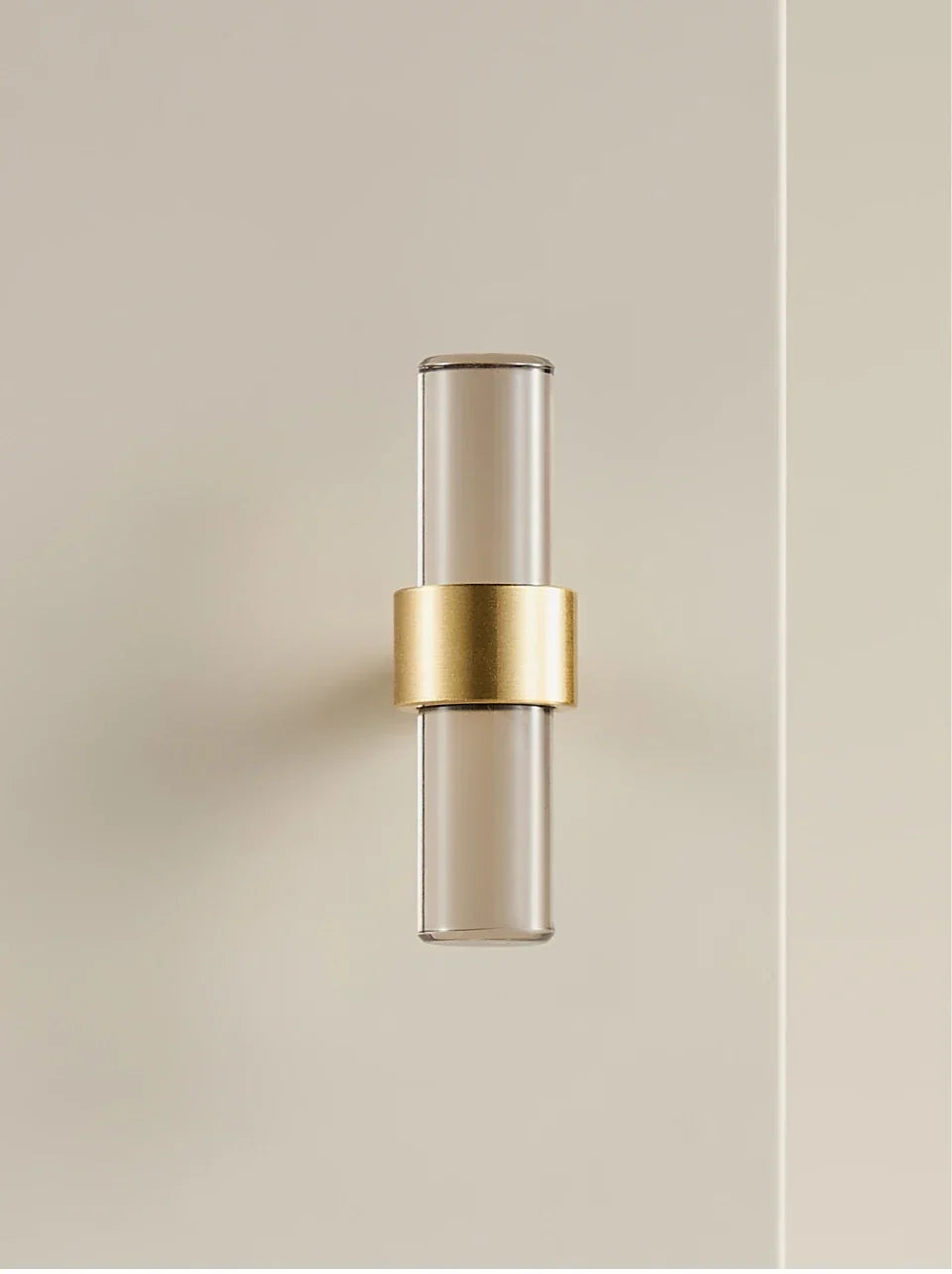 Solid Brass & Acrylic Adjustable Cabinet Handle