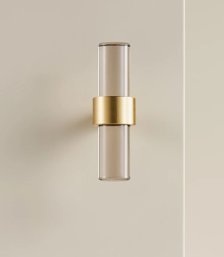 Solid Brass & Acrylic Adjustable Cabinet Handle