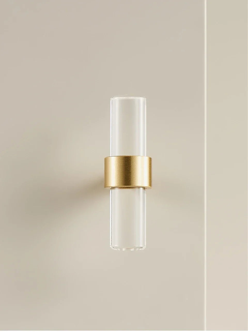 Solid Brass & Acrylic Adjustable Cabinet Handle