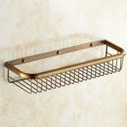 Solid Brass Antique Bronze Corner Shelf
