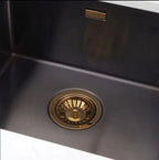 Solid Brass Antique Bronze Sink Stopper (3.5 in)