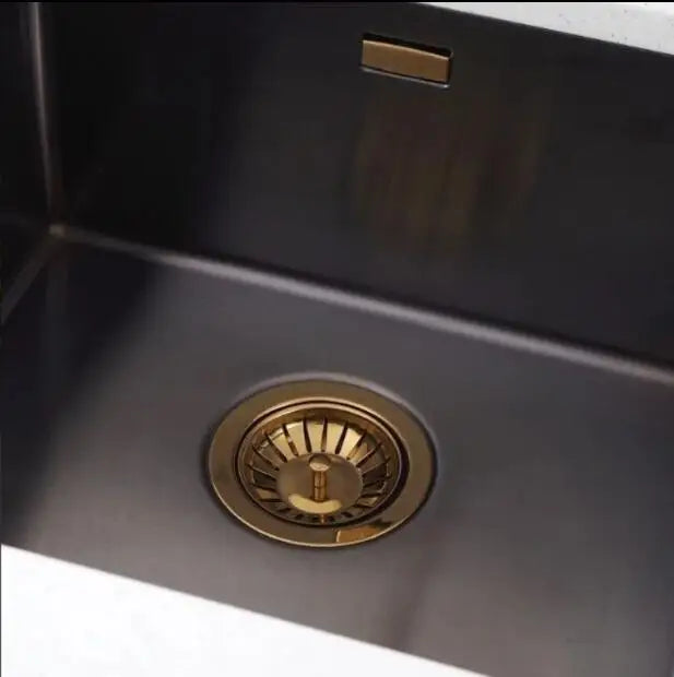 Solid Brass Antique Bronze Sink Stopper (3.5 in)