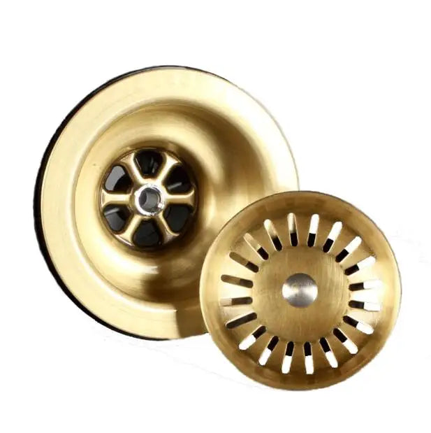Solid Brass Antique Bronze Sink Stopper (3.5 in)