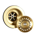 Solid Brass Antique Bronze Sink Stopper (3.5 in)