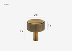 Solid Brass Antique Finish T-Bar Cabinet & Drawer Handle (5 In Hole Center)