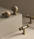 Solid Brass Antique Finish T-Bar Handle (7.6-Inch Hole Spacing)