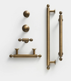 Solid Brass Antique Finish T-Bar Handle (7.6-Inch Hole Spacing)