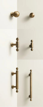 Solid Brass Antique Finish T-Bar Handle (7.6-Inch Hole Spacing)