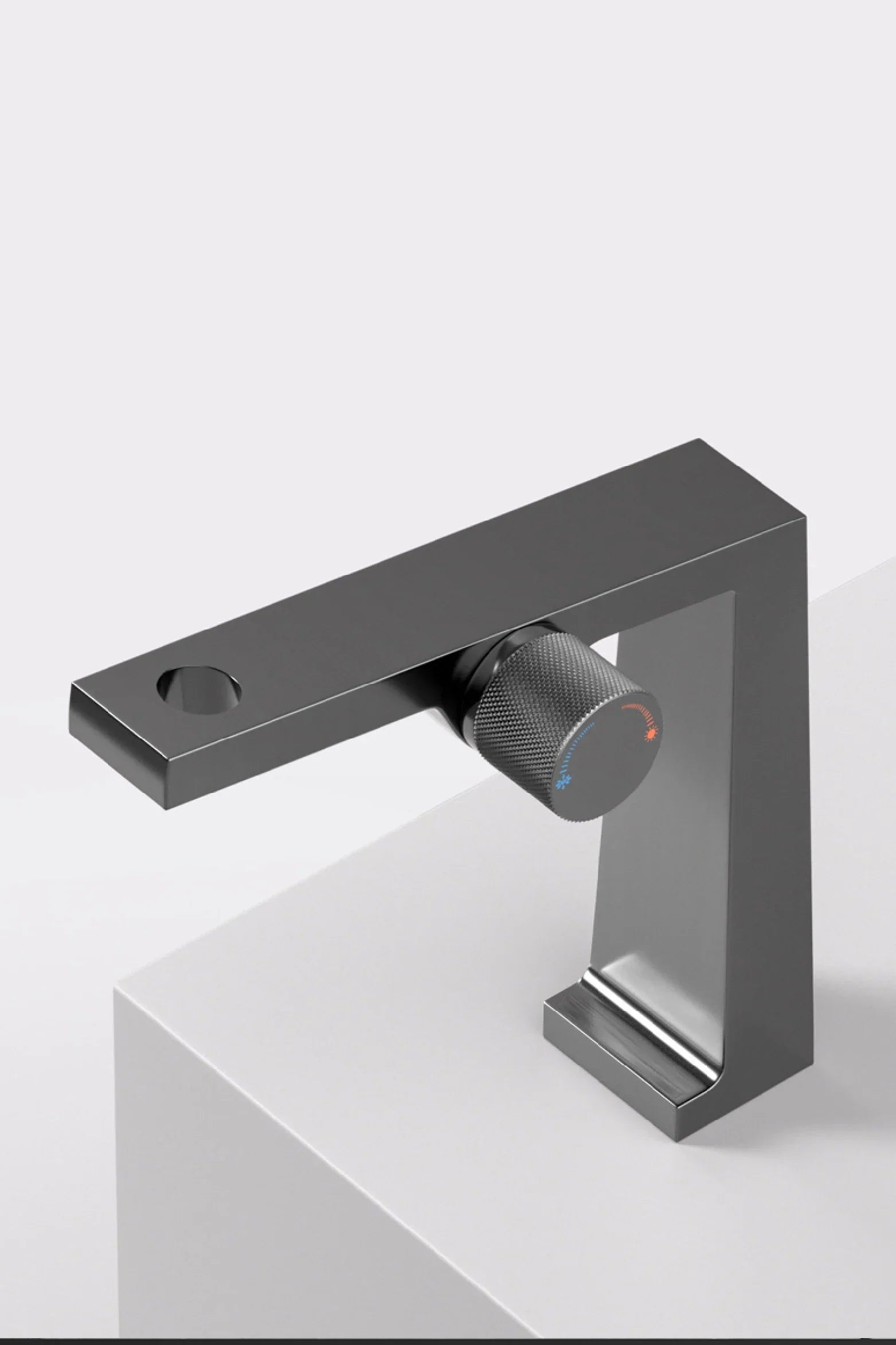 Solid Brass Brushed Rose Gold Single-Handle Bathroom Faucet (Single-Hole Deck-Mount)