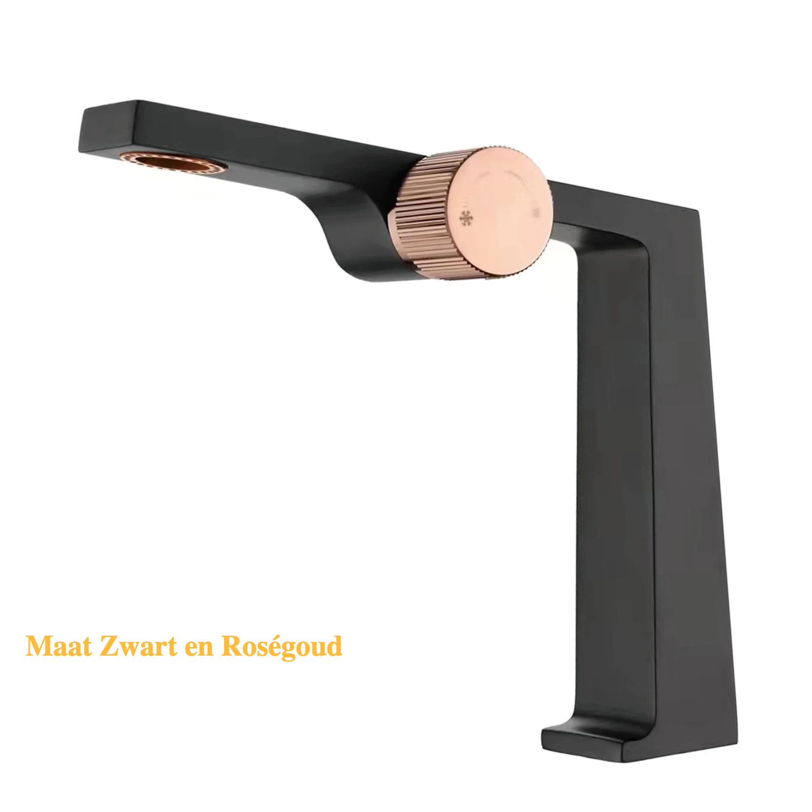 Solid Brass Brushed Rose Gold Single-Handle Bathroom Faucet (Single-Hole Deck-Mount)