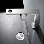 Solid Brass Brushed Rose Gold Single-Handle Bathroom Faucet (Single-Hole Deck-Mount)