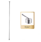 Solid Brass Ceramic Cartridge Wall-Mounted Bathroom Faucet
