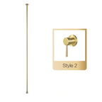 Solid Brass Ceramic Cartridge Wall-Mounted Bathroom Faucet
