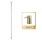 Solid Brass Ceramic Cartridge Wall-Mounted Bathroom Faucet