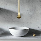 Solid Brass Ceramic Cartridge Wall-Mounted Bathroom Faucet