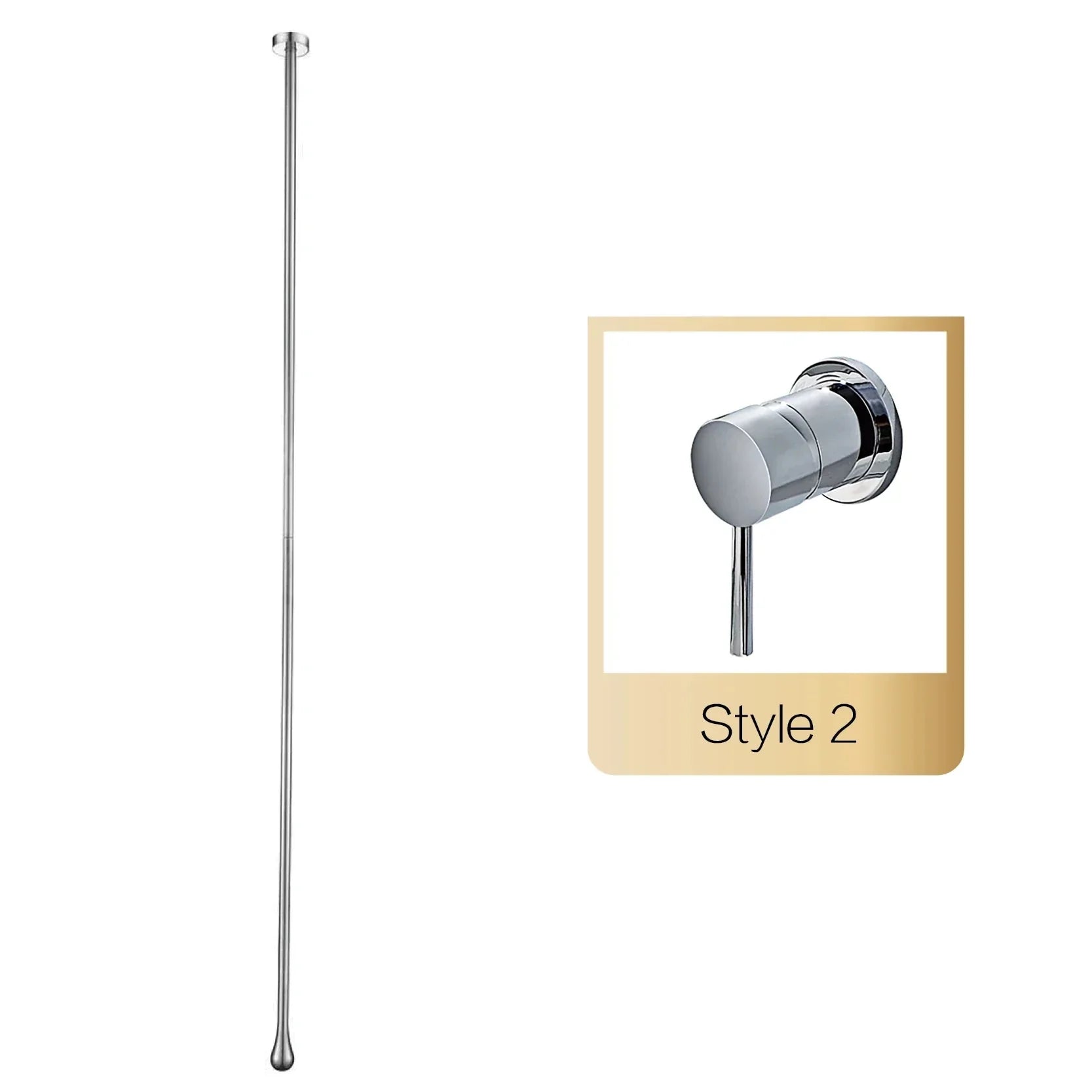 Solid Brass Ceramic Cartridge Wall-Mounted Bathroom Faucet