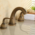 Solid Brass Ceramic Disc Bathroom Faucet (8-Inch Widespread)