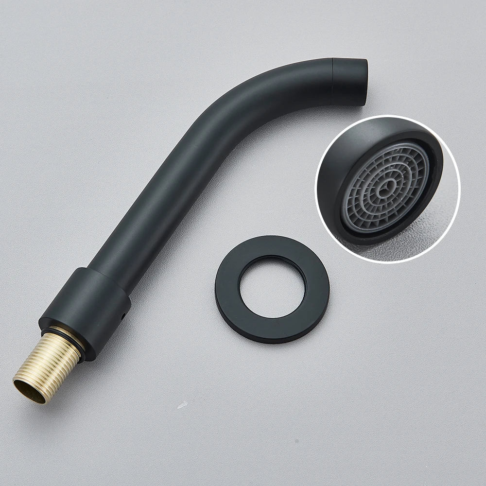 Solid Brass Ceramic-Disc Concealed Wall-Mount Bathroom Faucet
