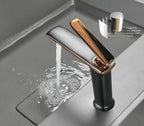 Solid Brass Ceramic-Disc Single-Handle Basin Faucet (Single-Hole Deck Mount)