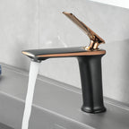 Solid Brass Ceramic-Disc Single-Handle Basin Faucet (Single-Hole Deck Mount)