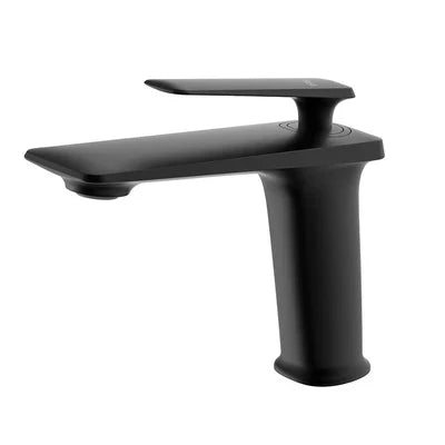 Solid Brass Ceramic-Disc Single-Handle Basin Faucet (Single-Hole Deck Mount)