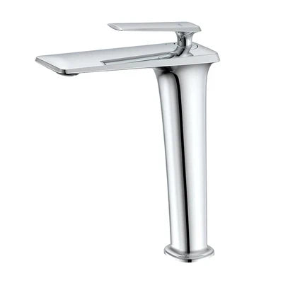 Solid Brass Ceramic-Disc Single-Handle Basin Faucet (Single-Hole Deck Mount)
