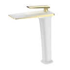 Solid Brass Ceramic-Disc Single-Handle Basin Faucet (Single-Hole Deck Mount)