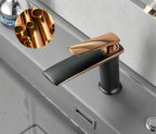 Solid Brass Ceramic-Disc Single-Handle Basin Faucet (Single-Hole Deck Mount)