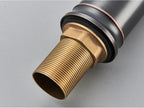 Solid Brass Ceramic Valve Waterfall Basin Faucet (Single-Hole Deck-Mount)