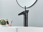 Solid Brass Ceramic Valve Waterfall Basin Faucet (Single-Hole Deck-Mount)