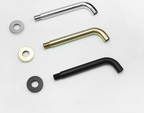 Solid Brass Concealed Wall-Mounted Sink Spout (Multiple Lengths & Finishes)