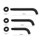 Solid Brass Concealed Wall-Mounted Sink Spout (Multiple Lengths & Finishes)