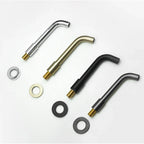 Solid Brass Concealed Wall-Mounted Sink Spout (Multiple Lengths & Finishes)