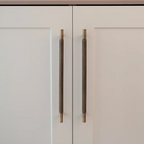Solid Brass Diamond-Cut T-Bar Cabinet Handle