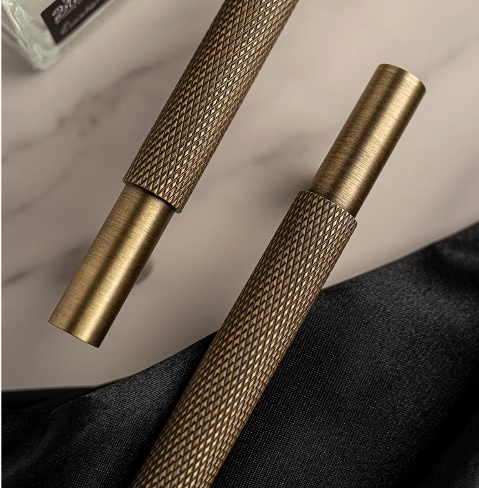 Solid Brass Diamond-Cut T-Bar Cabinet Handle