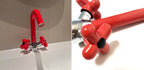 Solid Brass Dual-Handle Rotatable Basin Faucet