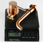 Solid Brass Dual-Handle Wall-Mounted Bathroom Faucet (Concealed)